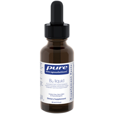 Liquid B12 1,000mcg with Methylcobalamin - Supports Red Blood Cell Function (1 Fl. Oz.)