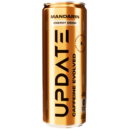 Update Energy Drink Mandarin can front