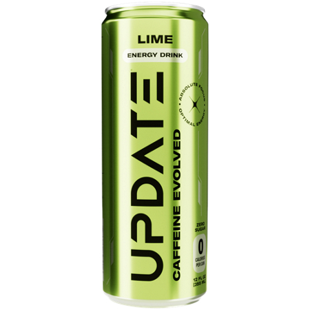 Update Energy Drink Lime can front