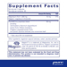 Supplement Facts: Pure Encapsulations CogniMag label