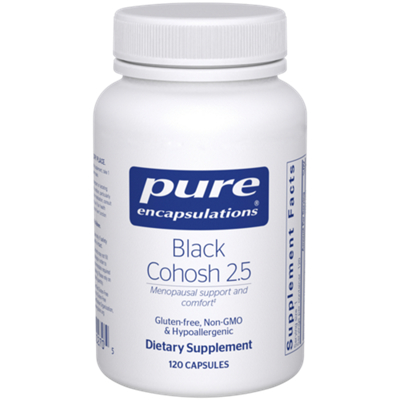 Black Cohosh 2.5% Triterpene Glycosides - Menopausal Support & Comfort - 250 MG (120 Capsules)
