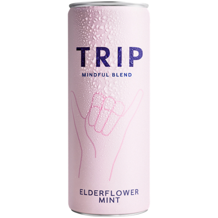 TRIP Sparkling Drink Elderflower Mint view 6