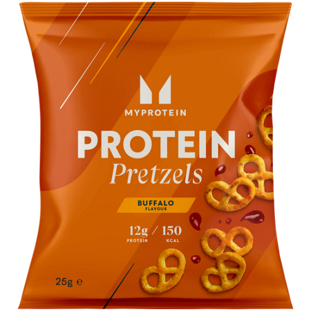 Myprotein Protein Pretzels Buffalo flavor bag front