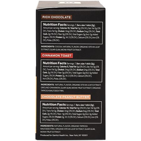 Chocolate Lovers Flavor Boosts variety pack box view 3