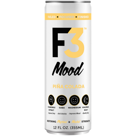 F3 Mood Drink Supports Mood and Sleep Pina Colada can front