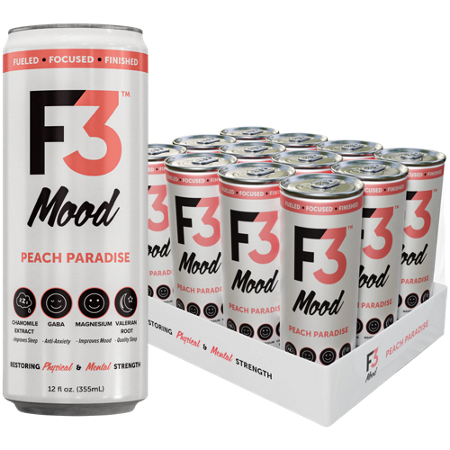 F3 Energy F3 Mood Drink Supports Mood and Sleep Peach Paradise view 4