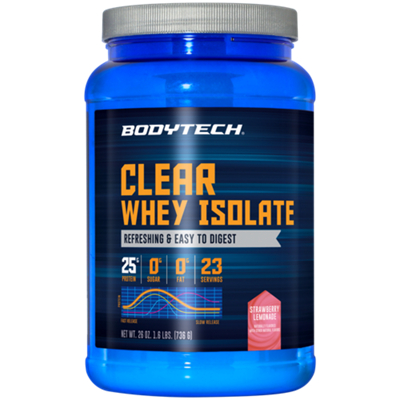 Clear Whey Isolate Powder – Strawberry Lemonade (26 oz./23 Servings)