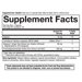 Supplement Facts label for Nutrawise Probiotic GLP-1 Support