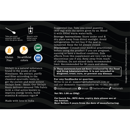 Himalayan Shilajit with 75 Percent Fulvic Acid by BetterAlt view 4