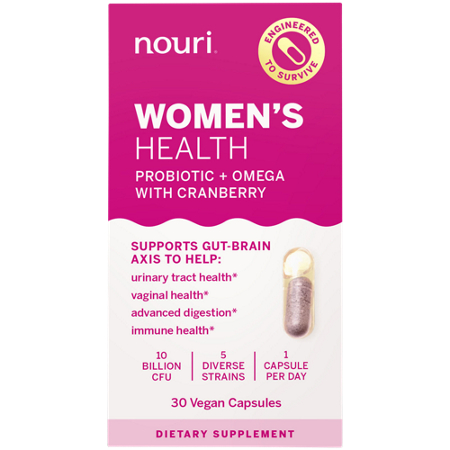 Nouri Women's Health Probiotic Omega with Cranberry view 2