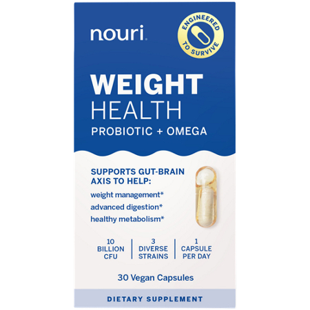 Nouri Life Weight Health Probiotic and Omega capsules view 2