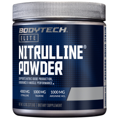 Nitrulline Powder – Supports Nitric Oxide Production, Endurance, & Muscle Performance – Unflavored (6.3 oz./25 Servings)
