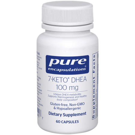 Pure Encapsulations 7-KETO DHEA capsules 100 MG bottle front