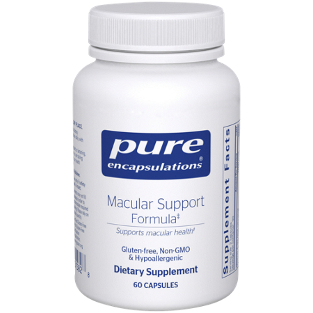 Macular Support Formula for Eye Health capsules front