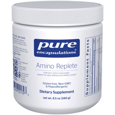 Amino Replete - Amino Acid Powder for Daily Wellness - Unflavored (8.5 Ounces / 60 Servings)