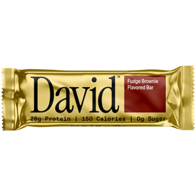 David Protein Bar - 28g Protein - Fudge Brownie (1 Bar)