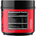 Supplement Facts label for JOCKO FUEL Pre-Workout Fruit Punch