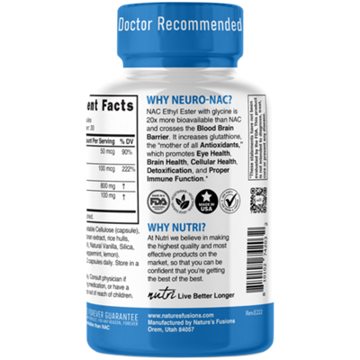 健康・医学 NACCI Neuro-NAC - Glycine & NAC Ethyl Ester - Glutathione for