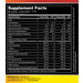 Supplement Facts for Gorilla Mode Pre-Workout Pink Lemonade