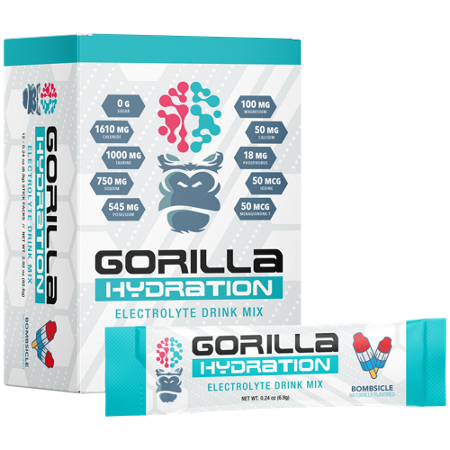Gorilla Mind Gorilla Hydration Electrolyte Drink Mix box front