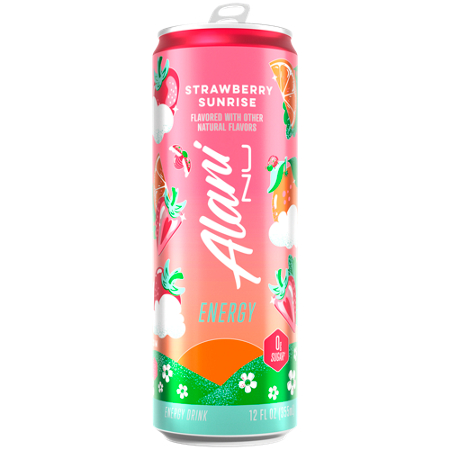 Alani Nu Energy Drink Strawberry Sunrise can front