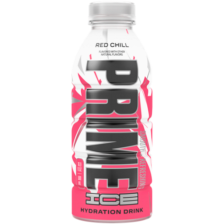 PRIME Prime Ice Hydration Drink Red Chill bottle front