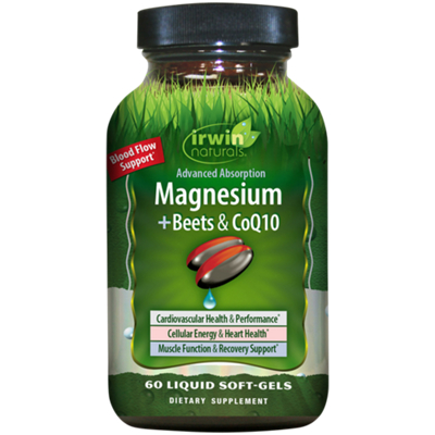 Magnesium + Beets & CoQ10 - Supports Cardiovascular Health (60 Softgels)