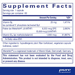 Folate 5000 Plus Supplement Facts Label