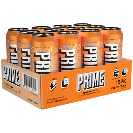 PRIME Energy Drink Dream Pop 16 Fl Oz alternate view 4
