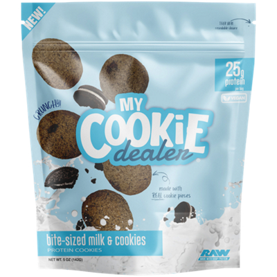 Bite Sized Protein Cookies - 25g Protein - Milk & Cookies (5 Ounce Bag)