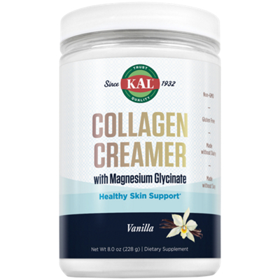 Collagen Creamer with Magnesium Glycinate for Healthy Skin Support - Vanilla (8 Oz./12 Servings)