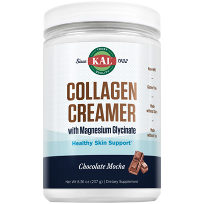 Collagen Creamer with Magnesium Glycinate for Healthy Skin Support - Chocolate Mocha (8.36 Oz./12 Servings)