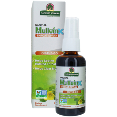 Mullein-x On-The-Go Throat Spray (2 Ounces)