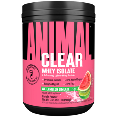 Clear Whey Isolate Protein Powder - Watermelon Limeade (1.1 Lb. / 20 Servings)