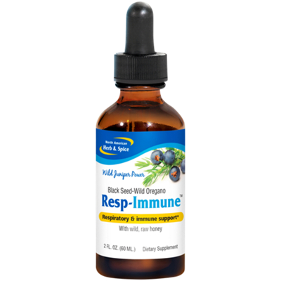 Resp-Immune Liquid Drops with Black Seed-Wild Oregano & Raw Honey - Respiratory & Immune Support (2 Fl. Oz.)