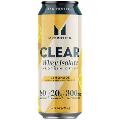 Clear Whey Isolate Protein Drink - 20g Protein - Lemonade (16 Fl. Oz. / 12 Drinks)