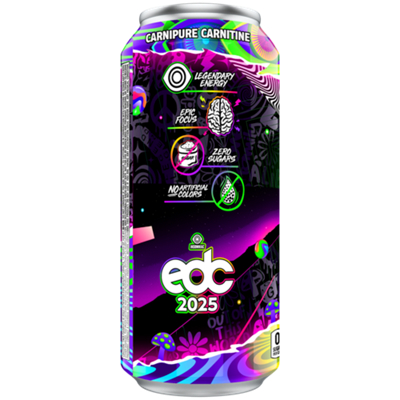 GHOST Energy Drink - Zero Sugar - EDC Electric Limeade (12 Drinks, 16 Fl Oz. Each)