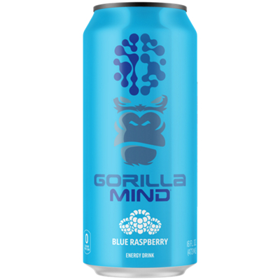 Gorilla Mind Energy Drink – Blue Raspberry (1 Drink)