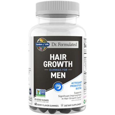 Hair Growth Gummies for Men - Berry Flavor (60 Gummies)