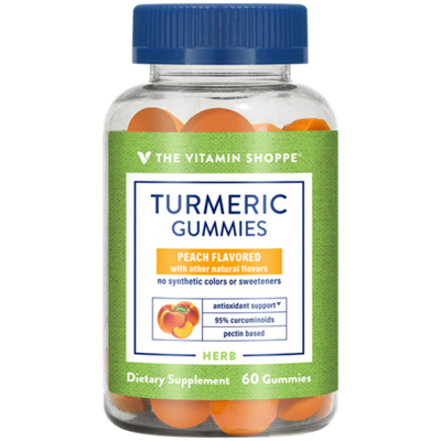 Turmeric Gummies - Antioxidant Support - Peach Flavored (60 Gummies)