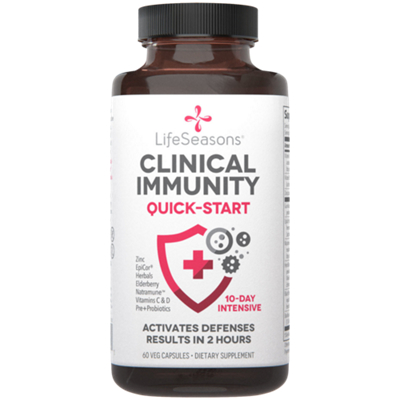 Clinincal Immunity Quick-Start 10-Day Intensive - Activates Defenses Results in 2 Hours (60 Capsules)