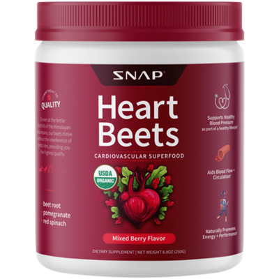 Heart Beets Cardiovascular Superfood Powder - Mixed Berry (8.8 Oz. / 30 Servings)