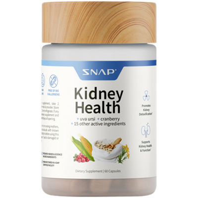 Kidney Health & Detoxification Support with Uva Ursi & Cranberry (60 Capsules)