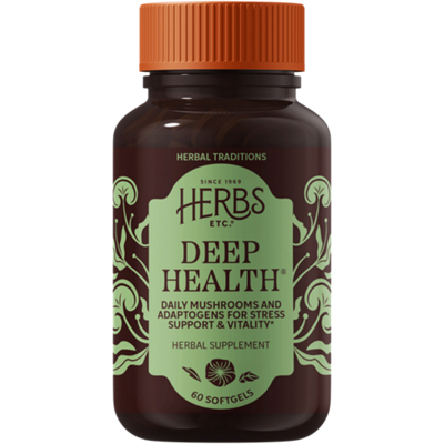Deep Health - Health Promoting Mushrooms & Adaptogens  (60 Softgels)