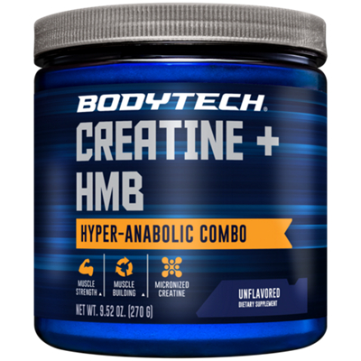 Creatine + HMB – Hyper-Anabolic Combo - Unflavored (9.52 Oz. / 30 Servings)