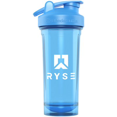 Ryse Shaker Bottle with Wire Whisk BlenderBall - Blue (28 fl oz.)
