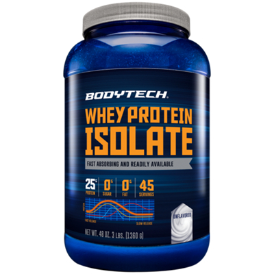 Whey Protein Isolate Powder - Unflavored (3 Lbs. / 45 Servings)