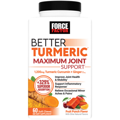 Better Turmeric Maximum Joint Support Soft Chews - Fruit Punch (60 Chews)
