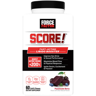 SCORE! - Fast-Acting Libido Booster - Passionate Berry (60 Soft Chews)