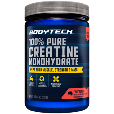 Creatine Monohydrate Powder – Micronized – Fruit Punch (11.64 Oz./55 Servings)